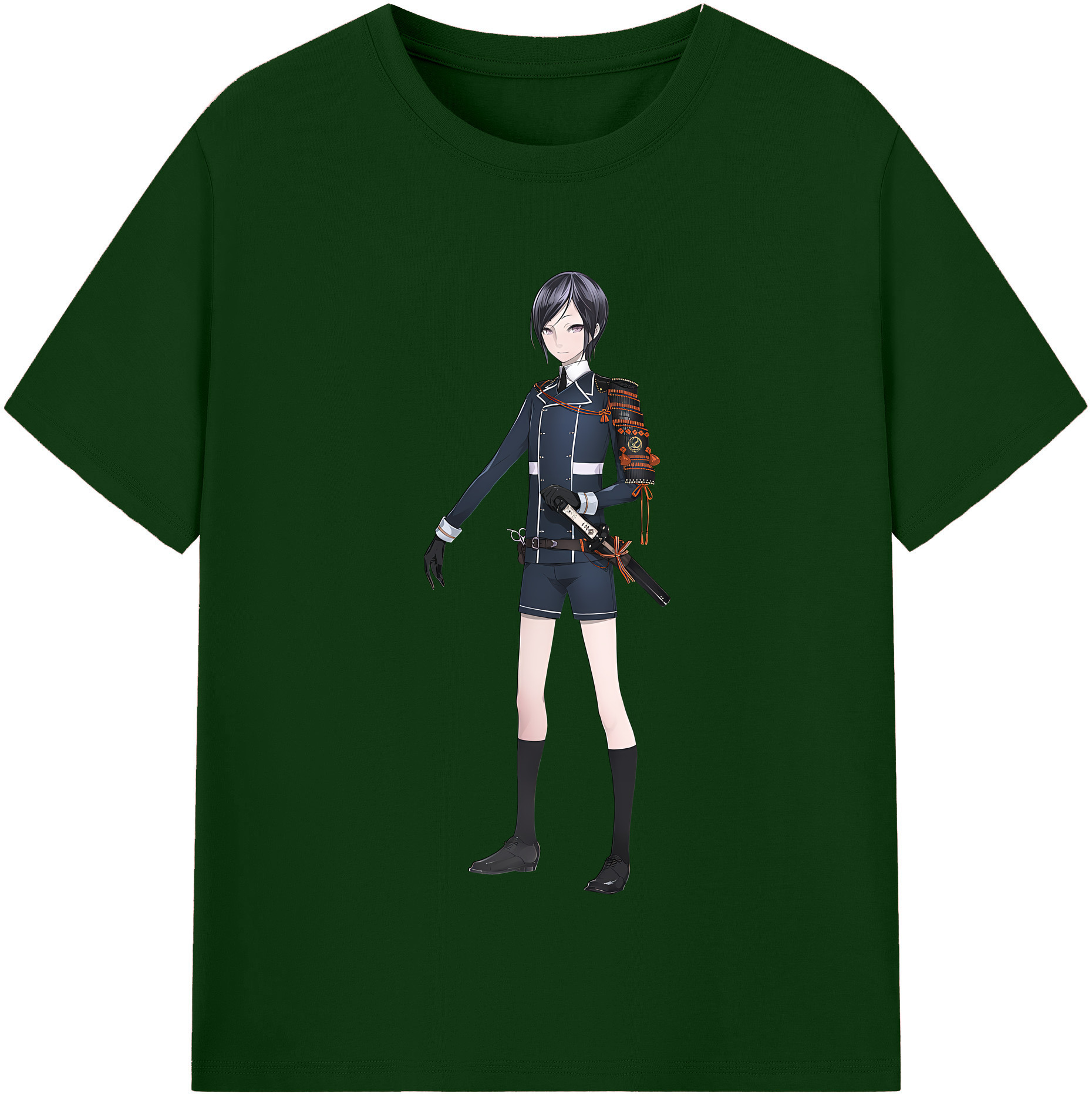 （画像用） 刀剣乱舞 Touken Ranbu 綿100％半袖Tシャツ（フロントプリント）